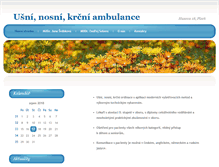Tablet Screenshot of orl-ambulance.cz